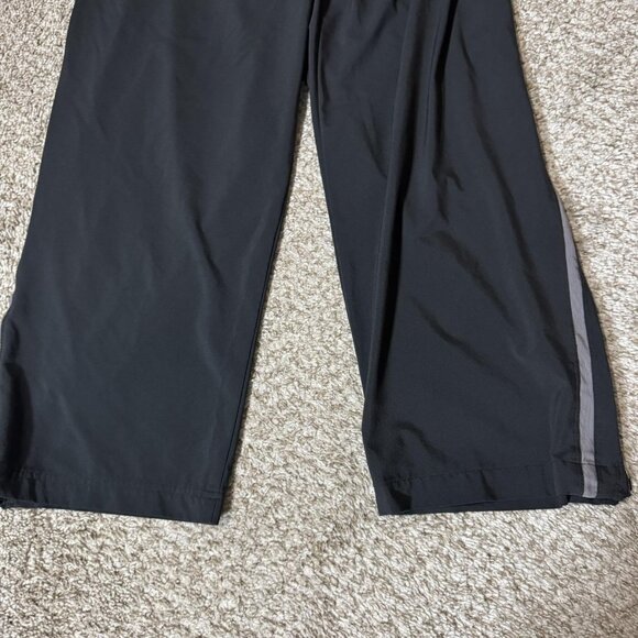 Nike Pants Mens Large Black NikeFIT Track Athletic Warm Up Running Zip Hem - Picture 2 of 13